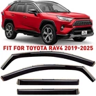 Rain Guards Vent Visors Shade For 2019-2025 Toyota RAV4 Shatterproof New. Price: $62.99.