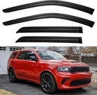 Window Visors Rain Guards For 2011-2025 Dodge Durango, Dark Smoke Tinted New. Price: $57.28.
