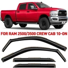 Rain Guards Vent Visors Shade For 2010-2026 Dodge Ram 2500/3500 Crew Cab New. Price: $62.99.