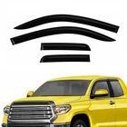 Sun Rain Visors Wind Guards For 2007-2021 Toyota Tundra Double Cab New. Price: $44.99.