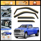Window Rain Guards For 2019-2026 Dodge Ram 2500 3500 Crew Cab 4 Pcs Durable Ve New. Price: $100.99.