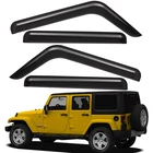Tape-on Window Visor Rain Guard For 2018-2025 Jeep Wrangler Jl Unlimited 4-DOORS New. Price: $43.95.