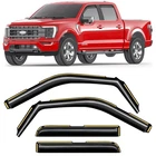 In-channel Window Rain Guards Fit Ford F150 2021-2026 Supercrew Guar... New. Price: $71.62.