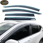 Fits 17-22 Honda Crv Rw Window Visors Rain Sun Guard Vent W/ Chrome Trim New. Price: $42.99.