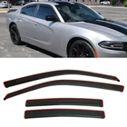 In-channel Smoke Window Visors Sun Vent Rain Guards Fit Dodge Charger 2011-2023 New. Price: $29.99.