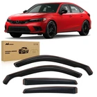 Nilight Durable Channel Rain Guards For Honda Civic Hatchback Lx Sport Tou New. Price: $30.00.