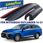 Rain Guards Vent Visors Shade For 14-21 Mitsubishi Outlander Shatterproof New. Price: $104.99.
