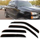 In-channel Window Visors Sun Vent Rain Guard Fit Silverado Crew Cab 2001-2006 New. Price: $32.99.