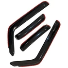 Black Horse Rain Guards Window Visors Channel Smoke Fit 24-26 Toyota Tacoma New. Price: $63.81.