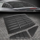 05-14 Ford Mustang Black Rear+side Quarter Window Louvers Sun Shade Cover New. Price: $229.50.