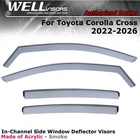 Wellvisors For Toyota Corolla Cross 2022-2026 Window In-channel Deflector New. Price: $94.99.