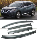 For 2015-2022 Nissan Murano Chrome Trim Clip-on Smoke Window Visor Rain Guard New. Price: $39.99.