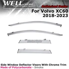 Wellvisors For Volvo XC60 18-26 Clip On Deflector Window Chrome Trim New. Price: $101.99.