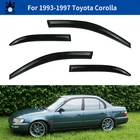 Acrylic Window Visors FITS1993-1997 Toyota Corolla Vent Rain Sun Guard New. Price: $39.99.
