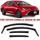 Side Window Deflectors Rain Guards For 2020-2026 Toyota Corolla New. Price: $59.39.