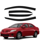 4PCS Smoke Window Visors For 09-13 Toyota Corolla Sun/rain Guard Vent New. Price: $36.99.