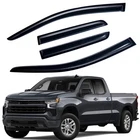 Tape-on Window Vent Visor Deflector For 2019-2025 Silverado Gmc Sierra 1500 New. Price: $42.94.