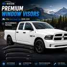 Ram Quad Cab Window Visors 2009-2018 Shatterproof Polycarbonate Rain Guards 4PC New. Price: $37.45.