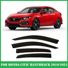 Tinted Window Visors Deflectors Rain Guards For Honda Civic Hatchback 2017-2021 New. Price: $54.59.