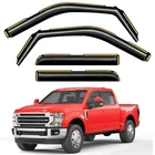 Saleago In-channel Window 2015-2020 F150 SUPERCREW/2017-2025 F250-F550, Black New. Price: $80.24.