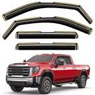 In-channel Window Rain Guards 2020-2026 Silverado/sierra 2500HD/3500HD Crew Cab New. Price: $74.37.