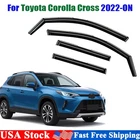 Rain Guards Vent Visors Shade For 2020-2025 Toyota Corolla In-channel Deflectors New. Price: $57.60.