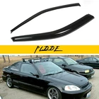 Pldde 2PCS Sun Rain Guard Outside Mount Window 96-00 Civic 2-DR/3-DR, Black New. Price: $57.99.
