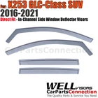 Wellvisors In-channel Window 4PCS For 2016-2022 Mercedes Benz Glc-suv New. Price: $94.99.
