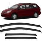 Sun/rain Guard Outside Mount Tape-on Window Visors For 04-09 Toyota Sienna New. Price: $29.35.