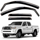 Sun Rain Visors Wind Guards For 2005-2015 Toyota Tacoma Double Cab New. Price: $59.99.
