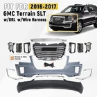 For 2016 2017 Gmc Terrain Slt Front Bumper Cover Assembly W/drl W/wire Harness New. Price: $476.99.