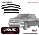 2015-2019 Chevy Silverado 2500 Hd Crew Cab Avs Window Vent Visors Rain Guard New. Price: $112.78.