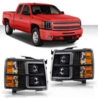 Led Black Headlights For 2007 2008 2009 2010-2014 Chevy Silverado 1500 2500 3500 New. Price: $176.83.