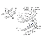 Lincoln Oem 2020 Corsair Rear Deflector LJ7Z17779A New Box. Price: $42.00.