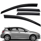 Tape-on Dark Smoke Window Vent Visor Rain Guard For 2010-2013 Mazda Hatchback New. Price: $42.93.