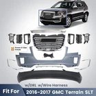 For 2016 2017 Gmc Terrain Slt Front Bumper Cover Assembly W/drl W/wire Harness New. Price: $476.99.