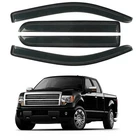 Rain Guards Window Visors Fit 2009-2014 Ford F150 Supercrew Cab Truck, Ou... New. Price: $50.10.