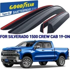 Rain Guards Vent Visors Shade For Chevrolet (chevy) Silverado 2019-2026 Crew Cab New. Price: $102.90.