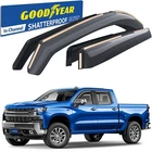 Sun Rain Visors Wind Guards For 2019-2026 Chevrolet Silverado 1500 Crew Cab New. Price: $98.99.