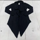 Cyrus Sweater Cardigan Womens Black V Neck Open Front Belted Longline Knit New. Price: $21.24.
