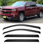 Window Rain Guards For 2014-2018 Chevy Silverado/gmc Sierra 1500 Crew Cab, Ou... New. Price: $55.79.
