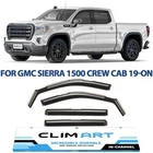 Rain Guards Vent Visors Shade For 2019-2026 Gmc Sierra 1500 Crew Cab New. Price: $73.49.