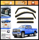 Extra Durable In-channel Rain Guards For 2014-2018 Silverado/sierra Crew Cab New. Price: $80.09.