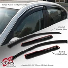 For 2011-2016 Nissan Quest Smoke Outside-mount Window Visor Rain Guard 4PCS Set New. Price: $26.12.