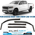 Clim Art Deflectors For 2019-2026 Dodge Ram 1500 Crew Cab New. Price: $73.49.