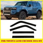For Toyota Land Cruiser 2024-2026 Tinted Window Visors Deflectors Rain Guards New. Price: $54.73.