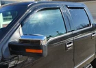 Avs Tape-on Smoke Rain Guards Vent Visors Shade 2009-2014 Ford F150 Crew Cab New. Price: $79.99.