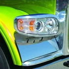 Trux TP-1210 Stainless Steel Fender Shields, Blank For Peterbilt 388, 389 New. Price: $145.00.
