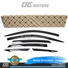 Black Smoked Window Sun Visor Rain Guards 6PCS For 2016-2021 Honda Civic Sedan New. Price: $52.07.