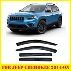 Smoke Tinted Window Visors Deflectors Rain Guards For Jeep Cherokee 2014-2023 New. Price: $55.60.